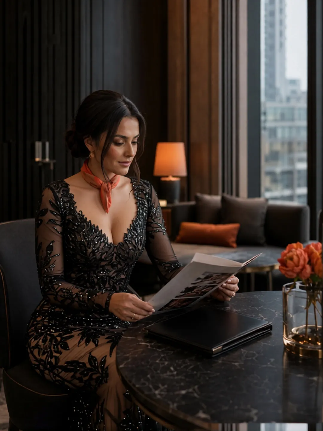 Dubai Angels private lifestyle concierge reviewing a personalized experience