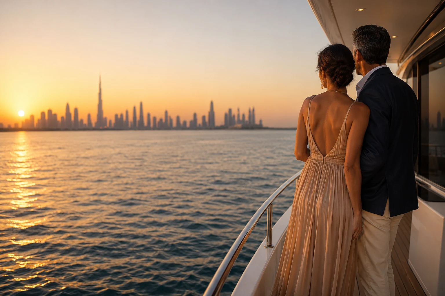 Private yacht experience in Dubai