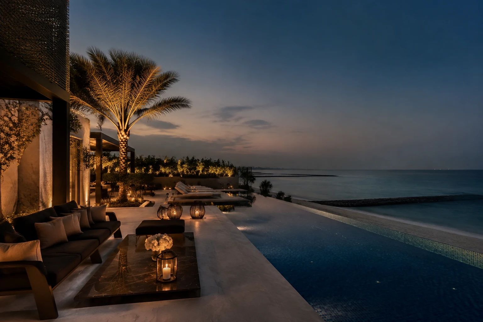 Secluded private villa in Dubai